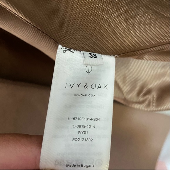IVY & OAK long coat in tan/beige - size 38 (EU) - Picture 5 of 6